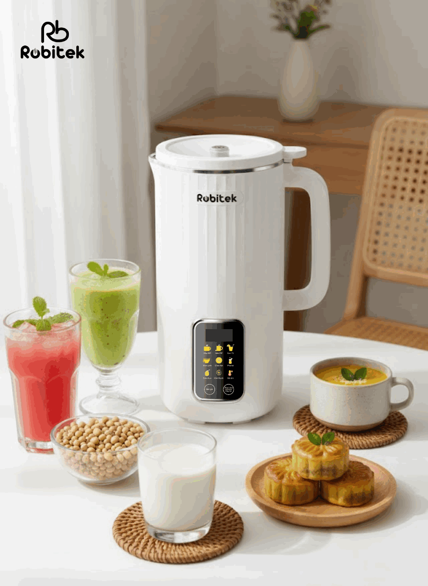 MÁY LÀM SỮA HẠT ROBITEK RCB15 – TỰ ĐỘNG ĐA CHỨC NĂNG